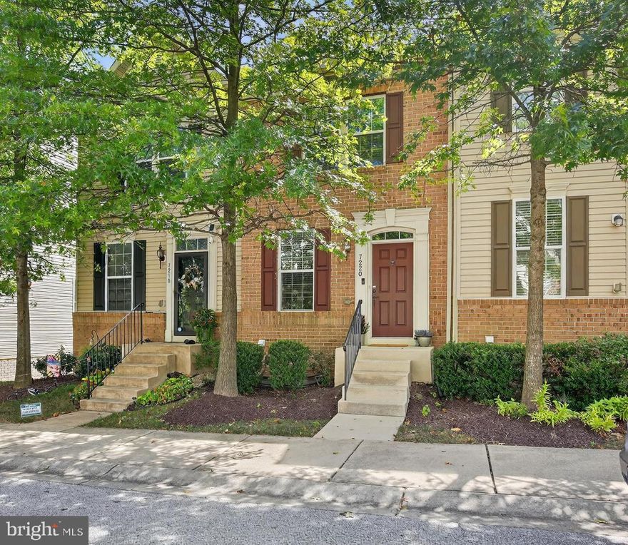 Welcome to this beautifully maintained townhome in a sought-after Elkridge community, perfectly located between Baltimore and Washington with easy access to I-95. This spacious 3-level home offers 3 bedrooms, 3.5 baths, and a 1-car garage with driveway. The main level features an open floor plan, a bright kitchen with granite counters, stainless steel appliances, a breakfast area, and access to the deck. Upstairs you’ll find 2 bedrooms and 2 full baths, including a primary suite with dual shower heads and walk-in closet, plus the convenience of an upper-level washer and dryer. The lower level provides a private bedroom and full bath, ideal for guests or a home office. Recent upgrades include ceiling fans (2021), custom blinds (2022), UV light in HVAC, and professional air duct/dryer vent cleaning (2024). This home offers excellent parking options with a garage, private driveway, additional on-street, and off-site spaces. Conveniently located within walking distance to the bus stop, with HOA-maintained lawn care, and community amenities nearby. Move-in ready—must see!