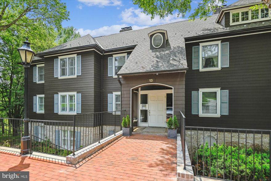 Step into this sophisticated yet comfortable condo in the desirable Devon Hill community. An award design by Marty Azola, a developer specializing in historical properties. Azola transformed this space into luxury  properties, maintaining the formal English gardens designed by the Olmsted brothers. Brown shingle buildings set against velvety green grass fondly referred to as "Cow Hill" by locals. 3 bedrooms, 2 full baths , 10 ft ceilings, hardwood floors, traditional molding, solid wood doors,  and oversized rooms  makes this feel more like an individual home. Presently one bedroom is used as a den.  The wood burning fireplace is the focal point of  the living room. The piece de resistance is the Sunroom with floor to ceiling windows and views of  the gardens.  Plantation shutters and bamboo blinds convey with the unit. Large storage room with a work bench and electricity. Baltimore County location conveniently located near Lake Roland, desirable schools, shopping and major transportation. 
Seller has paid the recent assessment in full. The HOA covers common area maintenance, lawn maintenance, management, reserve funds, road maintenance, snow removal, water