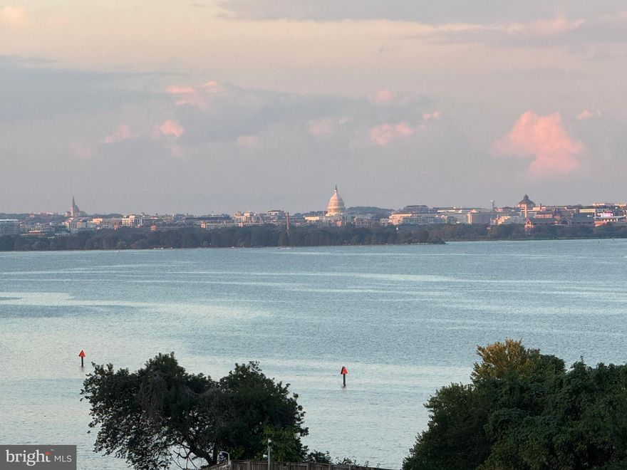 Experience unparalleled elegance and luxury at this extraordinary residence, where glamorous architecture meets ultimate convenience. This one-of-a-kind home, originally envisioned by merging two separate units, offers an exquisite living space designed for both sophistication and ease. Perfect for hosting dignitaries and esteemed guests, this residence features breathtaking Potomac views from every room. Its artistry is evident in the custom kitchen upgrades, unique lighting enhancements, and exquisite built-ins and millwork, all thoughtfully added post-purchase.

Indulge in the pinnacle of entertaining on the expansive 1,300 sq ft private patio and two balconies, offering unrivaled views of the Capitol, the Potomac River, and beyond. The outdoor space is an entertainer's dream, complete with a chef-grade built-in gas grill and ample seating areas. This distinctive unit is unmatched within the building—and possibly throughout the entire DMV area—thanks to its superior finishes, stunning views, and generous space.

Convenience and luxury extend to three dedicated garage parking spaces, including a charging station, and the largest storage unit in the building. The rooftop level elevates your lifestyle further, featuring a state-of-the-art gym with a private workout room for personal training sessions, multiple indoor entertaining spaces, and a wraparound deck equipped with additional grills, a yoga station, and abundant hosting areas.

At the prestigious Muse condominium, you truly can have it all with this magnificent property—a perfect blend of refinement, functionality, and allure. Square Footage includes all indoor and outdoor finished square footage.