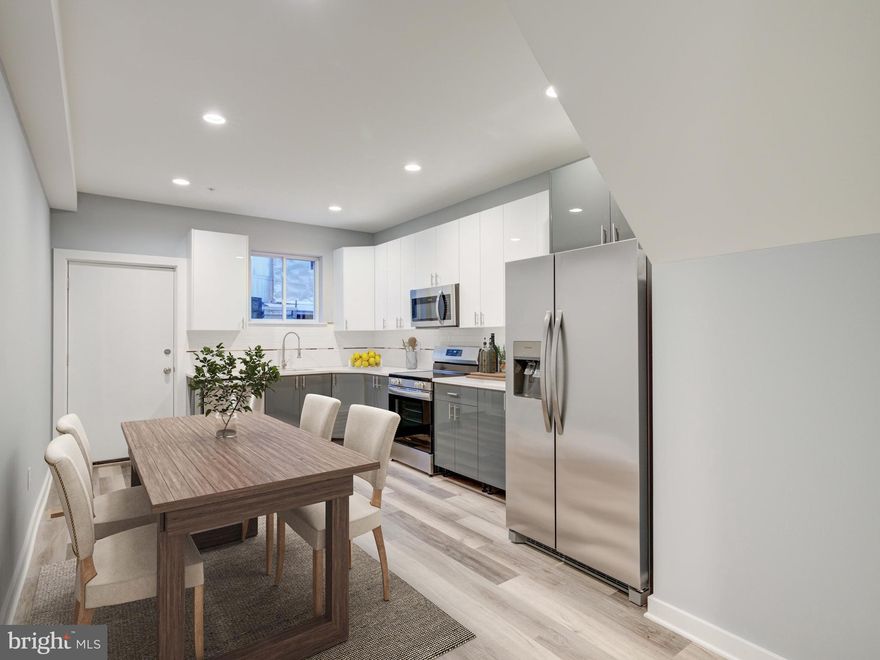 Property qualifies for up to $28K in GRANTS / CREDITS !!!   And NEW CONSTRUCTION BELOW $400k ?  AND a ten year tax abatement ?   Sexy tri-fecta !!  Welcome to 719 Cantrell - Luxury New Construction in the heart of East Passyunk / South Philly, a meticulously crafted home by one of the most reputable developers in the city, delivered with the mentioned 10 year tax abatement and 1 year builder's warranty! This beautiful 3 story, 3 bedroom, 3 bath home is equipped with all the creature comforts that you desire and also includes amazing features such as beautiful reclaimed hardwood flooring. The first floor has an open layout that includes the living room, dining area, and gorgeous high end kitchen with access to the cemented rear patio. On the second floor you will find two spacious bedrooms and three piece full hall bath. The third floor includes an amazing oversized in-suite bath with twin sinks and large glass enclosed shower and soaking tub. The roof deck boasts stunning view of the center city skyline, bridge views and surrounding neighborhood. Fully finished basement with tile floor, full bath, storage space, and laundry area. You'll be boasting to everyone you know about the location of this one - close to amazing East Passyunk restaurants and cafes and of course the Sporting Arenas. This neighborhood has so much to offer, with easy access to the highways and public transportation. If you've been looking to make your move into a neighborhood and home that truly has it all, look no further. Vacant and easy to show - property is 100 percent complete. Property has the full (old) 10 year tax abatement.  Ideal also for the turn-key investor as cash flow works VERY well with the OLD / TRUE abatement or for the owner occupant it is one of the most affordable homes in the entire City !   Make you appointment today !