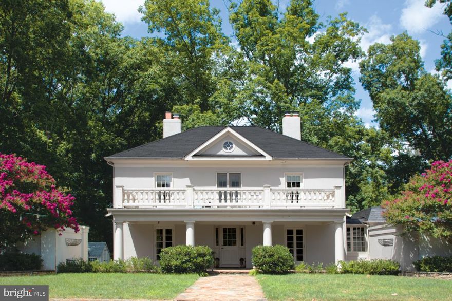 MAGNOLIA FARM -Within minutes of historic Middleburg, the private lane of Burrland is home to some of the finest hunt country estates in the area, most protected by Conservation Easements. 
This very manageable 13+ acre estate features the manor home with a first-floor bedroom and 3 additional bedrooms on the second level. Beyond the home is a stable with 3 nicely finished stalls and 2 separate offices. Opposite the stable is a stunning 1 bedroom apartment featuring high ceilings, kitchen, and full bath. Attached to the apartment is a one car garage/equipment barn.

This property exudes old world charm. Stone posts mark the entrance to the home and a second driveway provides a more direct access to the barns. The manor home is set well off of the road and features a front courtyard and a covered front entry providing a very welcoming feel. Stone terraces and stone walled courtyards create wonderful areas to relax, dine and entertain.

MAIN LEVEL: The travertine floored foyer opens to the left into the library, to the right into the  dining room and straight ahead into the living room. The living room then opens to the family room and kitchen. From the living room and family room French doors open out to a spacious stone terrace, gardens and back yard.  From the dining room one can enter the breakfast area of the kitchen, and a hallway which leads to a full bath and main level bedroom. This hallway also has access to the back terrace. From almost every room on the main level one has access to an outside terrace or courtyard making this a wonderful country home.

UPPER LEVEL: This level features three bedrooms and two full baths. The primary bedroom with private bath and walk-in closet is on the front of the home and has French doors which open to a private deck. Two additional bedrooms on this level share the hall bath. One of the bedrooms is a charming two-level suite with the cozy upper level room having dormer windows.

LOWER LEVEL: From the family room, steps lead down to a finished game room, laundry room and furnace room with water filtration system, on demand hot water heater and oil furnace.

HORSE FACILITIES: Magnolia Farm is in prime Orange County Hunt Territory where the ride-out has potential to be spectacular. The three stalls are in a barn attached to 2 separate office spaces. To the front of the property there is a large board fenced field.