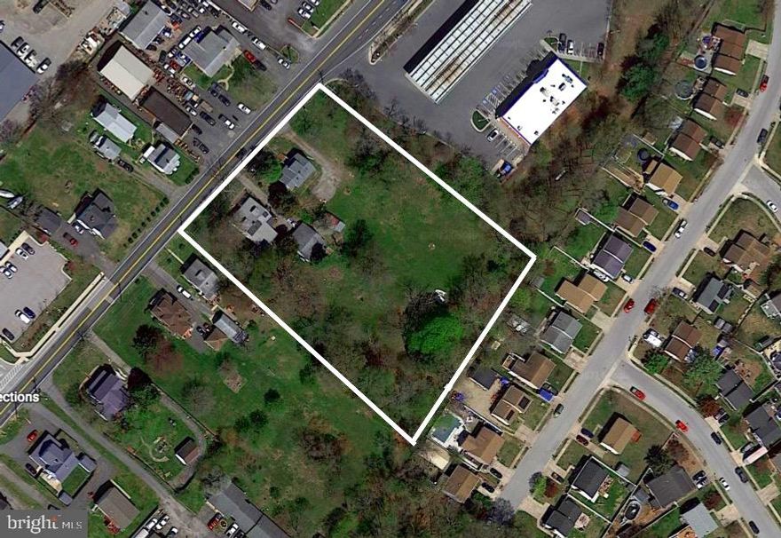 Commercial or Residential Development opportunity for Investor or Owner-User:  2.34 level acres of BL (Business Local) zoned property with a sliver of DR5.5 with approximately 240 feet of road frontage on Eastern Ave.  The assemblage is two lots and improved by three buildings.  Lot 1 is known as 12531 Eastern Ave. and is 1.3AC zoned BL with approx 130 feet of road frontage and is improved by a three level structure (lower, main & upper) which is a former residence and can be converted to office/retail, or razed for new construction.  Lot 2 is known as 12529 Eastern Ave and is 1.05 acres zoned BL with a sliver of DR5.5 and is improved by a three level structure (lower, main, & upper) that is currently occupied by a month to month residential tenant, and is also improved by a large 1,152 sf garage structure with two bays.  Both structures on this lot can either be converted to retail/office use or razed for new construction.  This lot has approximately 110 feet of road frontage.  The assemblage is located next to the new Royal Farm convenience store and gas station at the corner of Eastern Ave and Graces Quarters Rd.  Substantial commercial development and new housing construction is taking place in the area.  All buildings total approx 5,510 gross sf over all levels.