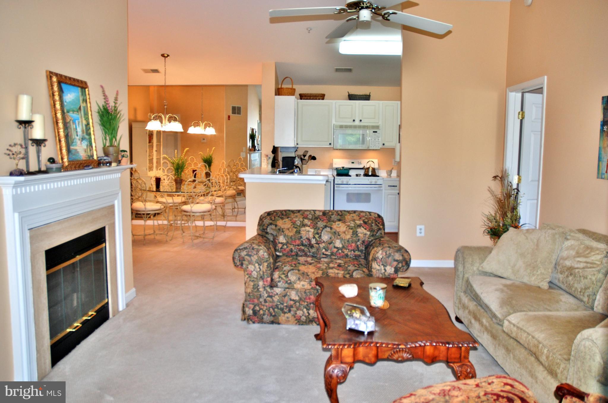 Avail March 1st 2025. Wonderful light-filled 3rd floor 2BDRM /2 BATH Condo with a scenic balcony offering relaxing views of the green common area. Two Master BDRM suites! Separate dining room, Large living room with gas fireplace and ceiling fan! Vaulted ceilings, In-unit Laundry room. Sec 8 is welcome. Community offers pool, playground and lots of green space. Plenty of parking. The condo is tenant occupied, please make appointments at least 24 hours in advance.