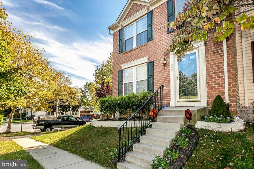 HUGE PRICE REDUCTION FOR QUICK SALE.  OWNERS VERY ANXIOUS AND MOTIVATED...BRING ALL OFFERS.  EOG includes main level family room. Brazilian cherry hardwood floors, deck off family room.  Island in kitchen and a separate dining area.  Fully finished walk out lower level w/wet bar.  Fenced rear yard, corner house. Walk to Soldiers Delight Park.  Rough-in for bath in basement.