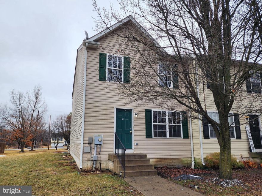 End-unit opportunity alert. This 3 bedroom, 3.5 bath townhome comes with a fully finished basement and its own staired outside entrance, giving you flexible space for guests, hobbies, or your next big idea. Located just minutes from the interstate, shopping, and very close to the Virginia state line, convenience is built right in.  Yes, it could use a little cosmetic love. Think drywall touch-ups and new carpet. The good news? You get to pick the paint colors and flooring instead of living with someone else’s “bold design choices.” Solid overall condition and priced with room to personalize. Bring your vision and make it your own.