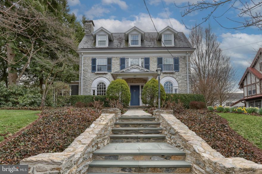 HOW SWEET IT IS!!  Owning a rare treasure of a home as well as an opportunity to own a piece of Hershey history can be yours here!  This solid limestone home with a slate roof was built around 1915 and is documented as being owned by M.S. Hershey in 1919.  In 2012, the Hershey-Derry Township Historical Society accorded it their Preservation Award.   Feel the welcoming warmth of this well loved home as you enter.  An inviting foyer opens to sun splashed living and dining rooms beckoning you and engaging your senses.  Beautiful hardwood flooring, crown molding, high ceilings and special architectural details are the norm throughout most of the first floor.  Cozy up with family and friends around the gas FRPL in the spacious living room .  From there, wander out to a delightful screened porch in mild weather or instead, step into the sweet four season sun room with a heated tile floor.   Imagine enjoying meals or playing games around the cozy kitchen table with built in benches around while the beautiful wood burning fireplace adds an extra touch of warmth.   A convenient mud/laundry room off the kitchen leads out to a lovely brick patio and detached garage beyond.  The second and third floors feature spacious bedrooms with wood flooring throughout.  Primary BR features a walk-in closet and private bath w/heated marble floors, charming claw foot tub and a tile shower.  Gorgeous stone walled family room with a tin ceiling entices you as you step down to the lower level.  A climate-controlled wine room is another delightful surprise.  One year Cinch home warranty provided for peace of mind.  There's so much more to explore here.  Add to all of that a super convenient location - walk to schools, pool, library, park, restaurants & more.  Come, see and be charmed by this most warm and inviting treasure of a home!