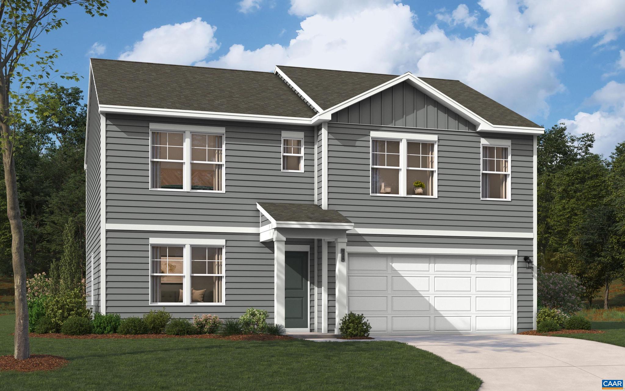 Introducing Essence at Creekside ? Greene County?s Newest and Best-Priced Amenity-Filled Community! This vibrant new neighborhood offers two pools, a clubhouse with fitness center, pickleball courts, a playground, walking trails, and more ? all set against mountain views, just off Route 29 and minutes north of Charlottesville and UVA. The Teagan, ready for a September 2025 move-in, offers a wonderful balance of style, comfort and convenience. Designed with you in mind, this 3 or 4-bedroom 2.5-full bath home with two flex spaces will achieve just that, open living space perfect for hosting. As a bonus the Teagan features a first floor flex space and optional second floor flex space.. This home features open concept spaces, a modern kitchen featuring stainless steel appliances, quartz countertops, a large center island and cozy breakfast nook. Looking for a quiet place for your morning coffee or an evening outdoors? The patio invites you into your private back yard. A 2-car front entry garage provides convenience and extra storage space. Primary suite with en-suite bath adorned with quartz countertop and huge walk-in closet. You can?t forget the accessible main level laundry room. Visit us today! *Photos are of a similar model home