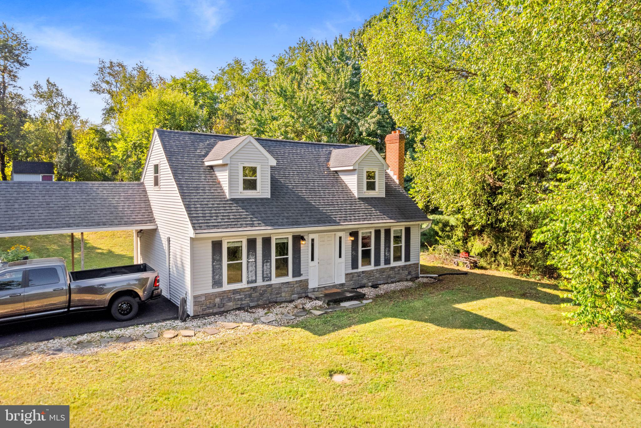 First opportunity to view this home will be at the OPEN HOUSE on 9/21 from 1-3pm. This beautiful, secluded cape cod home sitting on 1.72 acres features 3 bedrooms and 2 full bathrooms, with recent upgrades including a newer roof (2019), HVAC system and modern interior features all throughout.