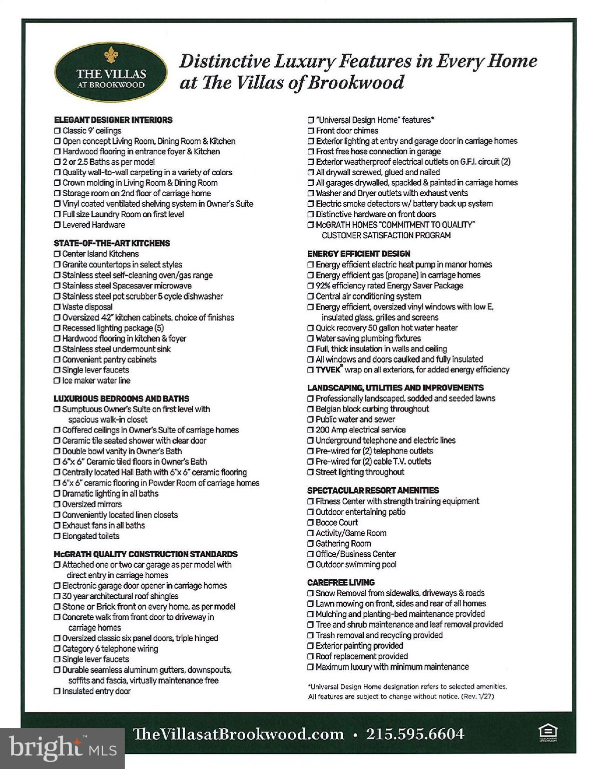 THE VILLAS AT BROOKWOOD - Residential