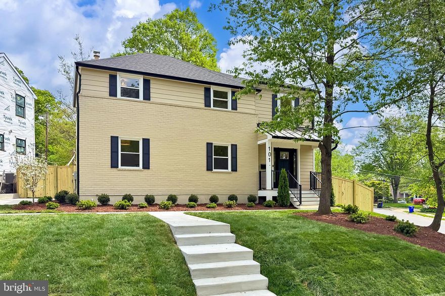 Exceptional Renovation & Expansion in Arlington Forest – A True Showstopper! Welcome to this stunningly reimagined and expanded residence, boasting 2,864 square feet of meticulously designed living space above grade in the heart of Arlington Forest. Blending classic charm with contemporary elegance, this home offers luxury, comfort, and functionality at every turn.
Step inside to a gracious entry foyer featuring a convenient coat closet and an additional storage area complete with custom built-in cubbies—perfect for keeping everything tidy and organized. Rich wide-plank hardwood flooring flows seamlessly throughout both the main upper level. Traditional hardwood floors are on the upper level, adding warmth and sophistication.
The main level features an elegant living room, a spacious dining area, and a stylish powder room, all centered around an expansive open-concept kitchen and family room. Designed for both everyday living and entertaining, this space showcases a gas fireplace, an oversized center island with seating, and a wall of custom white cabinetry topped with pristine quartz countertops and a striking quartz backsplash.
The kitchen is further enhanced by under-cabinet lighting, designer pendant lights, and recessed lighting that illuminates the room with a soft glow. Culinary enthusiasts will love the high-end stainless steel appliances, including a five-burner gas range, and an impressive walk-in pantry with abundant storage.
Upstairs, retreat to the luxurious primary suite featuring a soaring vaulted ceiling, a generously sized walk-in closet, and a spa-inspired en-suite bath. Unwind in the soaking tub, enjoy the dual quartz vanities, and refresh in the expansive walk-in shower adorned with designer tile.
A private guest suite includes its own beautifully appointed full bath, while two additional bedrooms share a well-equipped hall bathroom. The thoughtfully designed laundry room adds convenience to the upper level.
The fully finished lower level offers a versatile recreation room, a full bath, and a large storage room with custom shelving. A dedicated utility room houses the gas HVAC system, tankless water heater, air filter, and dehumidifier for modern efficiency and comfort.
Step outside to enjoy the fully fenced rear yard, a perfect space for outdoor living, gardening, or pets. With the W&OD bike trail just steps away, outdoor adventures are always within easy reach. And with proximity to Ballston Metro, Ballston Quarter Mall, and a vibrant mix of shops and restaurants, you’ll enjoy the very best of urban amenities and suburban serenity.
Commuting to Washington, DC, the Pentagon, or National Airport is effortless with Route 50 just minutes away.
This is more than just a home, it’s a lifestyle. Don’t miss your opportunity to own this exceptional Arlington gem where sophistication, comfort, and convenience come together in perfect harmony.