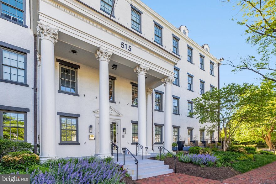 SoHo meets historic Old Town Alexandria at The Mill, a breathtaking, historically significant building that was beautifully reimagined into 25 chic, loft style condos  the heart of the City.   Original exposed brick walls, soaring 12-foot ceilings, and dramatic historic wood beams create an unforgettable first impression. Massive windows flood the space with natural light.  The wide plank flooring offers a warm, sophisticated backdrop that blends historic character with contemporary style.

Once the bustling cotton factory of Mount Vernon, this iconic structure has gracefully withstood the test of time.  Inside, original exposed brick walls, soaring 12-foot ceilings, and dramatic wood beams create an unforgettable first impression. Massive windows flood the space with natural light, while wide plank flooring offers a warm, sophisticated backdrop that blends historic character with contemporary style.

The modern  kitchen features stainless steel appliances, a custom tile backsplash, sleek countertops, and an open layout that flows effortlessly into the spacious living and dining areas. The primary suite boasts a walk-in closet and direct access to a beautifully appointed bathroom.   Open stairs lead to an upper loft, perfect for a guest space or home office, complete with a second full bathroom for added convenience.

The Mill’s location is unparalleled — steps from Trader Joe’s, close to two Metro stations (and just one stop to DCA airport), and surrounded by an incredible array of fine dining, boutique shopping, and entertainment options. With a nearby bus stop and easy access to everything Old Town has to offer, this is city living at its finest.