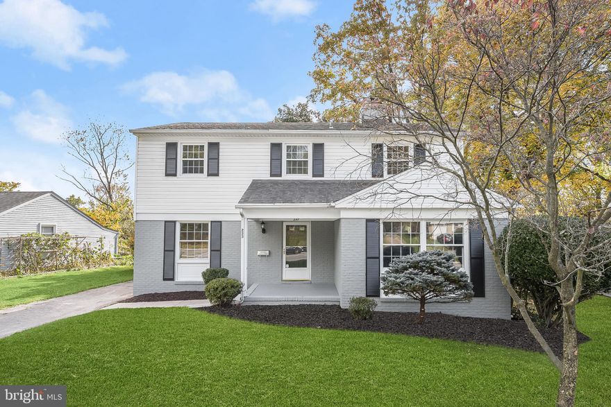 Nestled in the highly sought-after community of Lutherville-Timonium, this renovated home is the epitome of sophisticated living. From the moment you step through the front door, you'll be greeted by an inviting, spacious main level that exudes charm and warmth.  The centerpiece of the main level is a living room featuring a magnificent double-sided, gas-burning fireplace framed with brick, flanked by a built-in bookcase. This cozy yet elegant living space is bathed in natural light and adorned with gorgeous hardwood floors that stretch seamlessly throughout the entire main level.  Adjacent to the living room, the dining room is a true showstopper. It's designed to create lasting memories during special occasions. A chair railing and box wainscoting adorn the walls, creating a warm and sophisticated atmosphere that will impress your guests.  The gourmet kitchen boasts a peninsula featuring a breakfast bar, it's not just a place to cook; it's a hub for conversation and togetherness with family and friends. The kitchen has soft-close cabinetry, stainless steel appliances, and sleek granite countertops. Upstairs, the primary bedroom suite is a sanctuary for relaxation. The updated bathroom features a ceramic tile walk-in shower, and double closets provide ample storage space. Three additional bedrooms and a well-appointed hall bathroom complete the upper-level sleeping quarters.  The fully finished lower level offers endless possibilities. It can be transformed into a media room, game area, guest area, or office, providing you with the flexibility to tailor the space to your needs. Plush carpeting adds an extra layer of comfort, and a full bathroom on this level adds convenience.  The outdoor space is just as inviting as the interior. A fenced yard provides privacy and security, while a patio offers the perfect spot for outdoor entertaining or simply enjoying a morning coffee. The two-car driveway ensures parking is never a hassle.  This property is a must-see, Don't miss the opportunity to make this house your home and start creating your own cherished memories in this exquisite residence.   Major commuter routes include I-695, I-95, and I-83 for travel to points north and south.  Updates: Fully Renovated, Soft Close Cabinetry, Granite Counters, Stainless Steel Appliances, Baths, Lighting, Compressor in A/C unit.
Property line extends beyond the fence in the backyard.