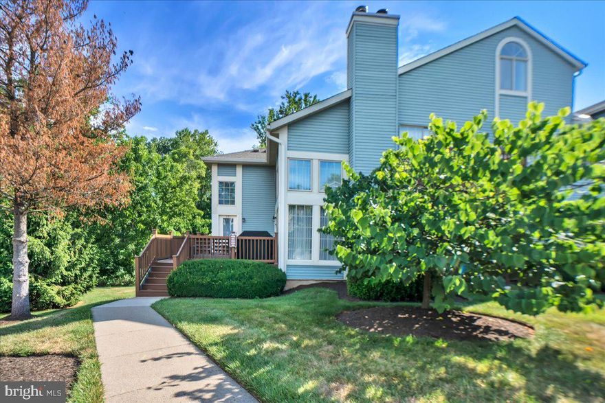 This lovely condo is located in the very popular Brookwood Community and is situated at the back of the 8 unit building so you get to enjoy great wooded views.    
Enter the spacious living room with its vaulted ceiling and skylights, a wood burning fireplace surrounded by a gorgeous stone wall, a large closet, a sliding door to the deck and an abundance of natural light.  The deck is a great place to enjoy your morning coffee with its wooded views accompanied by the sweet melody from a variety of birds.
Next is the dining area and kitchen.  Plenty of cabinet and counter space along with everything you need in this very comfortable kitchen and you get to enjoy the same wooded view from the kitchen window.  This main level includes one of the bedrooms, and an updated full bathroom with tub/shower. The laundry completes this level. Upstairs is the main bedroom with another updated full bathroom with shower, and a large walk-in attic. The windows, slider and front door were all replaced 5 years ago; The A/C unit is 3 years old and the roof, gutters, deck and walkways were replaced with composite wood, 5 years ago.
The location of this wonderful condo is convenient to everything including great restaurants, shopping, PA Turnpike, trains, theaters and so much more.  Schedule your private showing today!