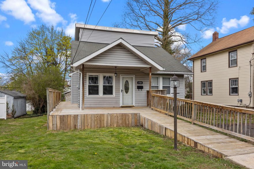 Welcome to 1710 Tucker Avenue, a well maintained four bedroom, two bathroom bungalow nestled in the desirable Overlook Hills section of Abington Township.  From the moment you arrive, you'll notice a handicap accessible ramp to provide for easy entry.  Enter to a living room with beautiful hardwood flooring and a gas fireplace.  The living room opens to a cozy dining area, ideal for entertaining family and friends.  The kitchen has been designed with accessibility in mind, featuring handicap modifications that enhance functionality without compromising style.  The main bedroom is in the rear of the home with an attached bathroom.  The other three bedrooms are nicely sized with one downstairs and two upstairs.  Another full bathroom  rounds out the first floor.  The residence is located just minutes from local parks, schools and shopping.  Schedule your showing today, before this one is gone.
