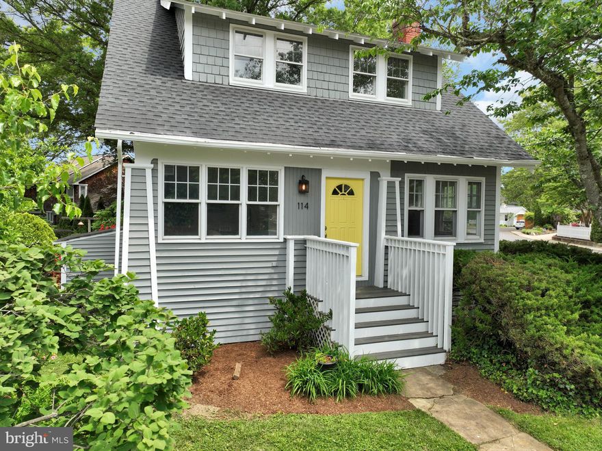 Prime Location, Craftsman Charm, Water Access and Strolling Distance to Downtown Annapolis...what more could you ask for?  This Murray Hill home, on the market for the first time in over 40 years, is waiting to be loved by its next owner.
Located on a quiet street surrounded by water and nearby parks with piers for launching watercraft, this property hardly feels like city living.   Inner West Street with endless fine dining options and Historic Downtown Annapolis are  just a few minutes stroll from your front door.  This home oozes vintage charm featuring classic shake cedar shingles, and original moldings and wood floors throughout the interior. The first floor features a large living room with wood burning fireplace, traditional dining room with French doors and a family room addition.  Upstairs you will find four bedrooms.  The family room and primary bedroom were part of a thoughtful addition to the rear of the home The primary suite has a generous walk in closet, a recently renovated primary bathroom and winter water views of Old Woman's Cove.  
This home offers plenty of living space in the three additional upstairs bedrooms and full bathroom.  A great floor plan and lots of natural light await your personal aesthetic to make this home your own. The unfinished basement offers storage space with an exterior egress to the driveway side of the house.  Parking!! A driveway provides two parking spots, and street parking for family and guests is never a problem in this quiet section of the neighborhood

This home is a great location and opportunity in a the beloved neighborhood of Murray Hill.  Come walk these quiet streets surrounded by water and see for yourself why everyone wants to live here.