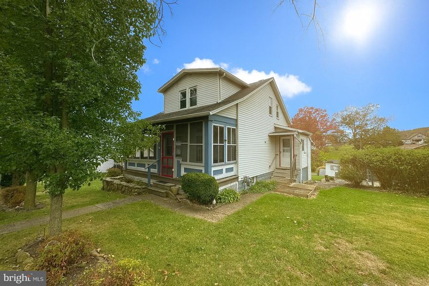 Charming 1940’s Cape Cod on a Triple Lot! Welcome to this delightful 2-bedroom, 2-bath home that perfectly blends vintage character with modern comfort. You’ll love the hardwood floors, bright living spaces, and timeless details throughout. The main level features a cozy living room, an inviting eat-in kitchen, and access to a screened-in front porch—perfect for morning coffee or relaxing evenings. The partially finished basement adds bonus living space, ideal for a family room, office, or hobby area. Outside, enjoy the spacious triple lot with a new paved driveway, two storage sheds, a patio for outdoor entertaining, and plenty of room to garden or play. With central A/C, replacement windows, and classic Cape Cod charm, this one checks all the boxes. Don’t miss your chance to make this warm and welcoming home yours—schedule your showing today!