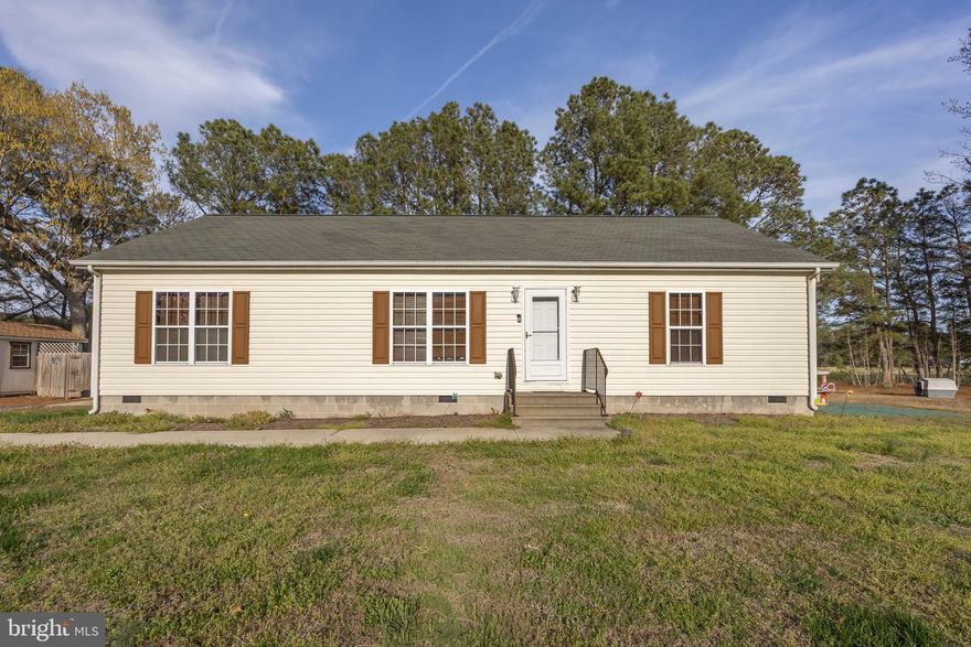 This charming 3-bedroom, 2-bathroom single-level home just outside Crisfield offers the perfect blend of comfort, convenience, and value—enjoy city services without the added city taxes.

Major updates bring peace of mind, including a brand-new HVAC system and water heater installed in 2025, so you can move in worry-free and focus on enjoying your new home.

Designed for both everyday living and effortless entertaining, the bright open-concept living and dining area creates a welcoming flow throughout the home. The thoughtfully separated primary suite offers a private retreat, while two additional bedrooms provide flexibility for guests, family, or a home office.

Step outside to your spacious backyard—ideal for gatherings, celebrations, or simply relaxing in your own quiet oasis. Nestled in the peaceful Chesapeake Place community on Lauren Court, you’ll love the friendly neighborhood atmosphere and sense of connection.

This home checks all the boxes—comfort, updates, location, and lifestyle. Don’t miss your chance to make it yours.
