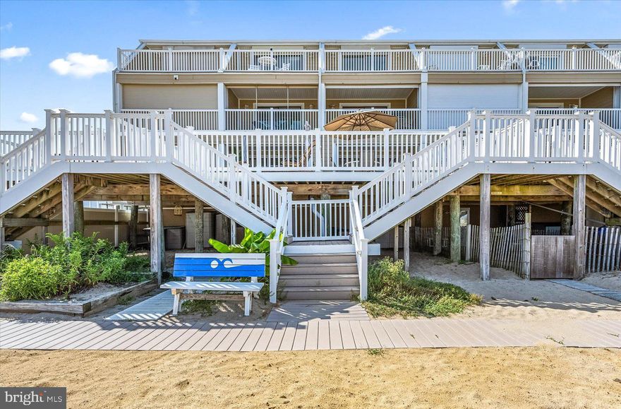 Welcome to The Pilot House, Unit #3 – where seaside dreams come to life!  Nestled on the picturesque oceanfront of 44th Street in beautiful mid-town Ocean City, this remarkable three-story townhome is about to become your ultimate coastal haven.  Step inside and prepare to be amazed by the 2,200 square feet of pure beachside bliss. The open, airy design invites you to relax and unwind from the moment you arrive.  With four spacious bedrooms, there's plenty of room for your whole crew, and the calming ocean waves just outside your window are sure to send you into a peaceful slumber.  Now, let's talk fun! This place is not just a home; it's a vacation destination in itself.  You'll find a private game room that's ready to host epic game nights.  Step outside and you'll find yourself surrounded by dining and entertainment options, including mini-golf, seafood, ice-cream shops, and so much more.   When it is time to soak up the sun and saltwater, you'll adore the multiple expansive oceanfront decks.  Sip your morning coffee as the sun peeks over the horizon, or raise a glass to stunning sunsets with friends in the evening.  Parking? No problem!  Two-car parking means you can bring your entire crew without concern.  So, if you're looking for the perfect blend of comfort and coastal charm, look no further than The Pilot House, Unit #3. It's where classic beach vibes meet spacious luxury, and we promise you'll leave with sand in your shoes and a smile on your face.  Don't let this beachfront beauty slip through your fingers – schedule a showing today and make The Pilot House, Unit #3, your oceanfront oasis.