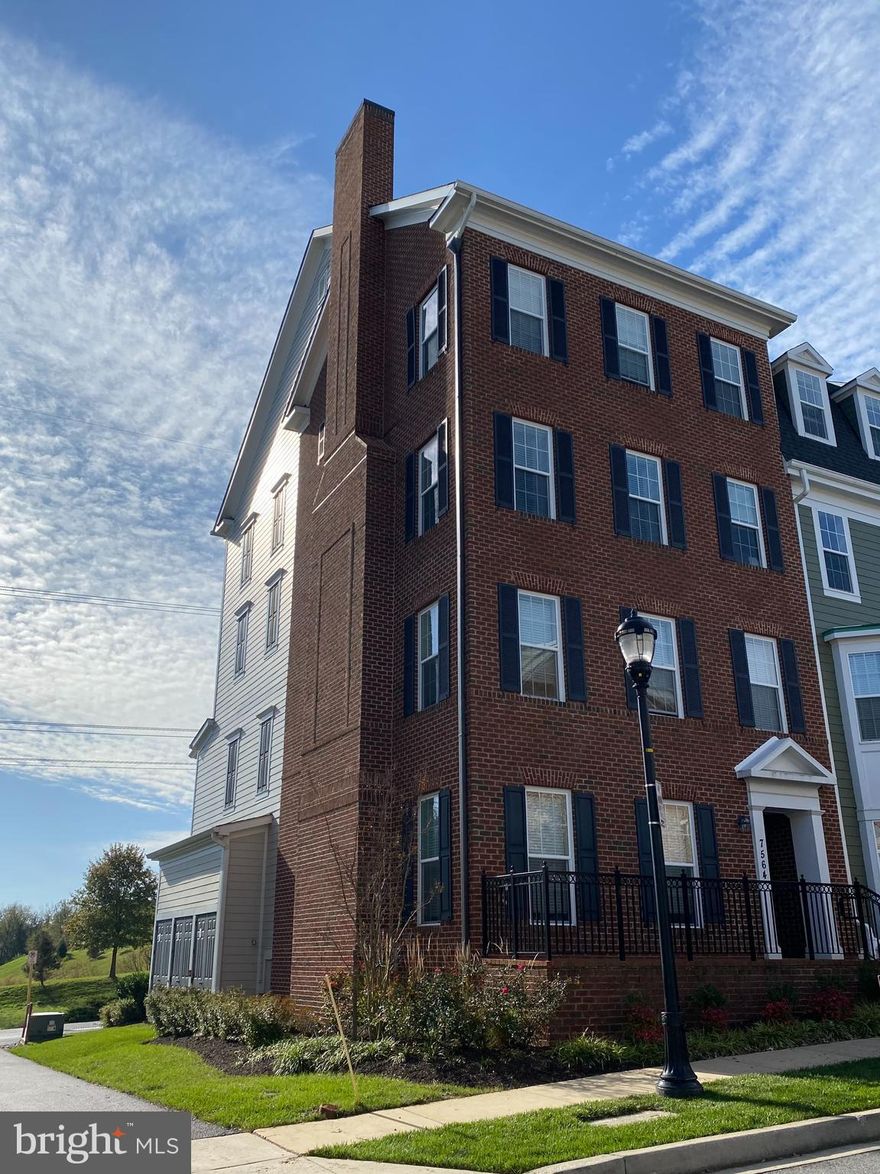 Beautiful end of group upper level Bozzuto condo, 3 bedrooms and 2 1/2 baths complete with elevator. Brand new carpet to be installed. Beautiful hardwood floors, upgraded kitchen, oversized bedrooms and balcony overlooking pond and woods. Enjoy the ease of condo living yet the space of a town home. Water included in monthly rent. Plenty of natural light streaming through the extra windows of this actual "end unit". Enjoy all the wonderful amenities that Maple Lawn has to offer as well and shopping and dining right down the street. Close to commuter routes and BWI airport. A must see!