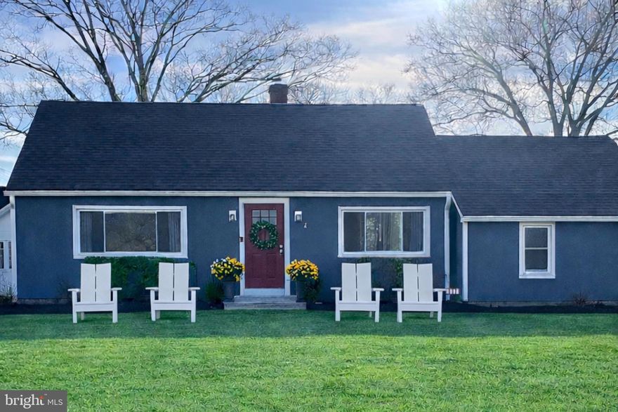 Beautifully remodeled Cape Cod offering charm, comfort, riparian rights, and stunning Delaware River views. The heart of the home is the updated kitchen, featuring Caesarstone quartz countertops, breakfast bar seating, a stylish backsplash, pendant lighting, stainless steel appliances, and waterproof luxury vinyl plank flooring. The dining area is highlighted by an oversized window that frames picturesque river views, creating the perfect backdrop for everyday meals.

The main floor features a spacious family room, primary bedroom, and a fully remodeled bath, providing the ease of one-level living. The upper level offers two generously sized bedrooms with abundant closet space and a well-appointed full bath.

The finished basement expands your living space with a cozy natural stone gas fireplace, wet bar, powder room, and a flexible area ideal for a media room or workout space. A dedicated laundry and utility area complete this level, making it perfect for relaxing or entertaining.

Situated on a prime corner lot, the backyard is designed for outdoor enjoyment with a concrete patio and a versatile two-story structure with an attached shed for added functionality. Just across the road, enjoy your own riverfront entertaining area with space for seating and a dock, offering easy access to the water and full benefit of riparian rights. 

Major updates include a new roof and HardiePlank siding (2018), fully renovated kitchen and bathrooms (2021), new flooring throughout the home (2021), a gas fireplace insert in the living room (2022), and a new roof on the cottage (2022).

A rare opportunity to enjoy true riverfront living with modern upgrades, timeless charm, and direct water access.