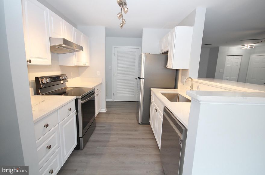 The best price  in South Meadows! Rejuvenated in 2023 with an extensive renovation, this beautiful 2 bedroom 2 bath 1st floor condominium is available for immediate move in. Lovely white kitchen with stainless steel appliances, and quartz counter tops. New light fixtures at the time of renovation. LVP flooring throughout. The living room features a gas fireplace, perfect to enjoy on these brisk evenings. Assigned parking. Storage closet on balcony. Balcony has it's own entrance to unit. Community amenities include playgrounds and a pool. Convenient to public transportation with easy commuting access to Old Town Alexandria, D.C., or military installations. Abundant shopping, dining, and entertainment are very close by.