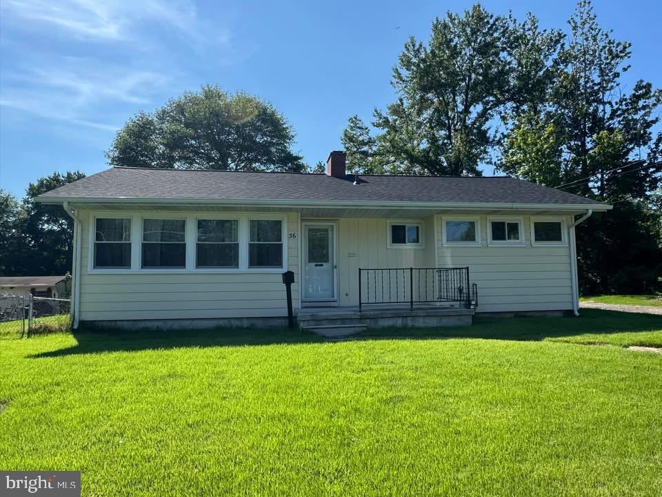 Wonderful and Budget Pleasing**3 Bedrooms**1 Full Bathroom**Rancher Floor Plan w/1 Level Living**Entry Foyer w/Guest Coat Closet**Formal Living Room**Rear Kitchen with Table Area, Pantry Cabinets, and All Appliances**Expanded Master Bedroom Addition w/ Bay Window and Atrium Doors to Rear Covered Porch**Main Level Laundry w/Full Size Washer and Dryer**Hardwood Floors**2 Ceiling Fans**.20 Acre Lot Backs to Open Area**Large, Detached Storage Shed / Workshop (24x16) w/Loft and Electric**Fenced Rear Yard w/3 Gates**Rear Patio (16x14)**Front Porch (12x8)**Multi-Car Macadam Driveway**Natural Gas Heat / Central Air**Public Water and Sewer**Architectural Shingle Roof, Gutters, Downspouts - New 2024**Town Services including Trash Collection**Limited Interior Photos for Seller and Future Buyers Privacy. MOVE-IN-READY, Come Take a Look in Person. EASY-TO-SEE**Excellent Location for access to Popular Area Places and Amenities, Aberdeen Proving Grounds, MARC Train Travel, and Interstate 95, More!!!