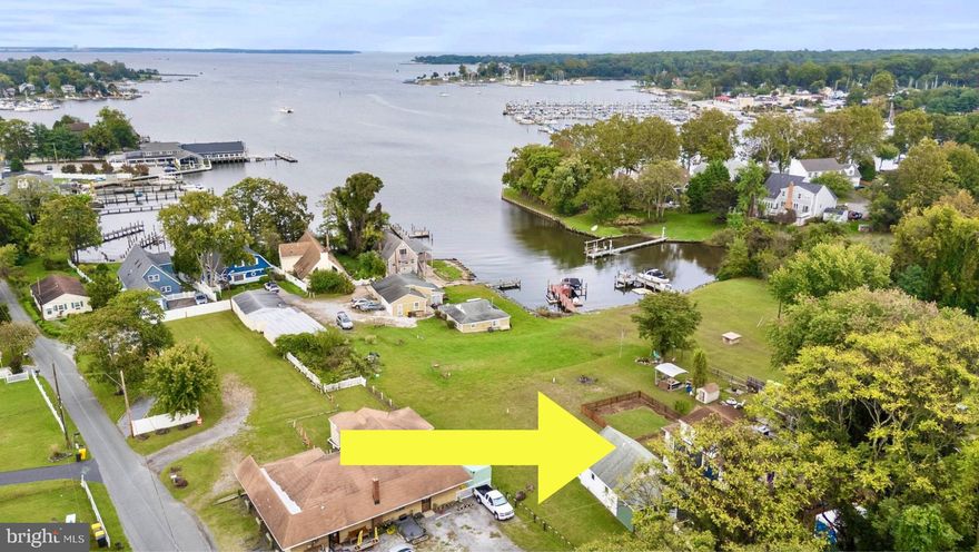 SPECTACULAR WATER VIEW!  This charming Cape Cod is the perfect relaxing getaway,  offering an incredible unobstructed water view of the Chesapeake Bay. With a rolling green lawn, wood picket fence, and old tree growth, you can really feel the peace of life by the water! The main level with all hardwoods, welcomes you with a cozy living room, ground-floor bedroom, and full bathroom. Updated Fridge, washer, and dryer too! Upstairs, you’ll find a spacious primary bedroom with breathtaking views of Rock Creek/Tar Cove.