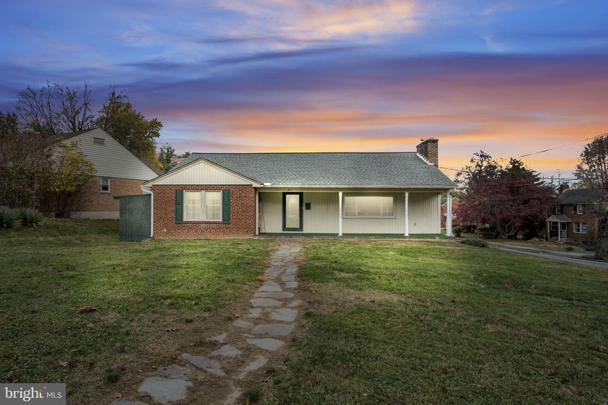 Poplar Ave in New Cumberland... quintessential small-town America.  Pull up to the front of this gem and relax on your front porch.  You can also park (off street) at your 2nd St entrance because you have a perfect corner lot.  This wonderful home has wood floors throughout the main living areas.  Enjoy an updated kitchen, brought to life in 2021.  There are two pantry areas to store your supplies.  A spacious living room, with built in and fireplace connect to the dining room which leads out to a wonderful, covered patio.  Natural gas heats this inviting home during the colder months.  There are 3 comfortable bedrooms and bath on the main floor.  The main bedroom has two closets.  The lower, walkout level has a kitchenette, family room, office space full bath and a possible bedroom opportunity.  The laundry chute from the main floor hall drops right into the laundry room with scrub sink.  Almost half of the lower level is currently used for storage with its own exit door.  Shelving, a work bench and a shuffleboard floor complete the storage area. New natural gas furnace and central air in 2014, windows in 2013 and a new roof in 2014 with 35-year shingles.  Could this be your new home?  Come see for yourself.