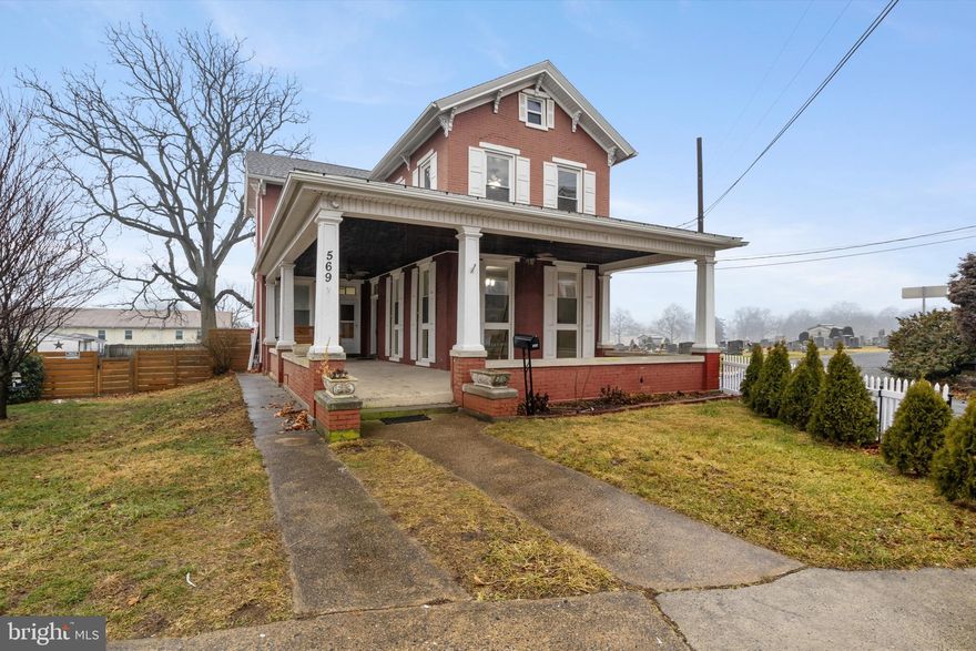 Step into timeless elegance with this stunning 1858 brick Victorian home in the heart of Middletown, PA! Offering over 2,100 sq. ft. of beautifully finished space, this historic gem seamlessly blends old-world charm with modern convenience.

Inside, you'll find a thoughtfully updated kitchen featuring granite countertops, perfect for culinary enthusiasts. The first-floor master suite boasts a walk-in closet and a fully tiled walk-in shower, offering both comfort and convenience. Upstairs, two spacious bedrooms are complemented by a luxurious second-floor bathroom—a true retreat with a freestanding soaker tub, double vanity, tiled walk-in shower, and a second laundry room.

Enjoy year-round comfort with dual-zone cooling and efficient natural gas heat. Outside, the large backyard is an entertainer’s dream, featuring a massive tree—perfect for a tire swing or relaxing in the shade. The carriage house provides extra storage or potential creative space, while four off-street parking spots ensure plenty of room for guests.

And let’s talk about the incredible front porch—one of, if not the largest in Middletown! Complete with a swing, it's the perfect spot to unwind and take in the charm of the neighborhood.

Don’t miss your chance to own this remarkable piece of history with modern comforts! Schedule your private tour today!
