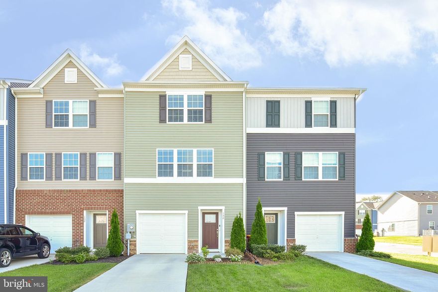 Excellent townhome in Berkeley Ridge Community, All levels are finished. In Entry level: Great Recreation room (You can use as 4th Bedroom), 1/2 bath & walkout to back yard. Main level: Very wide open Kitchen concept design with Granite counter tops & Stainless Steal appliances, breakfast nook with very large Living room. Also Excellent Deck attached to Kitchen for you relax/ do Barbeques. Awesome LVP flooring thru the first 2 levels. In the Top level:  Owner’s Suite with Primary Bath and Walk-in Closet. And two other Bedrooms fits for children Bedrooms / office rooms. Laundry in Unit on Bedrooms 3rd level. One car attached garage with additional driveway parking & community overflow lots. It is good community with easily accessible to I-81, Route 9, Walmart, other shopping centers, schools, Urgent care center, Medical center and Much more.. This Rental won’t last more time.