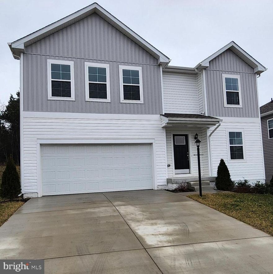 Very nice single family Colonial for rent in The Overlook at Riverside. Just minutes from I81 and easy commute to MD. Homes features 4 bedrooms, 2 1/2 bath, upgraded kitchen, full unfinished basement, 2 car garage. Rent is $2050 per month, security deposit is $2050. Credit application fee is $55 per adult. 1 pet accepted on a case by case basis for $50 per month pet rent. Tenant pays all utilities, tenant must provide proof of renter's insurance.