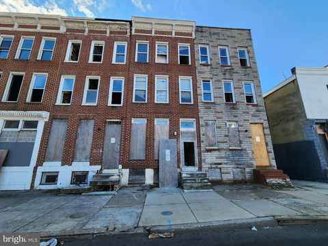 Homes For Sale - 1627 Mosher Street<br/> BALTIMORE, MD 21217