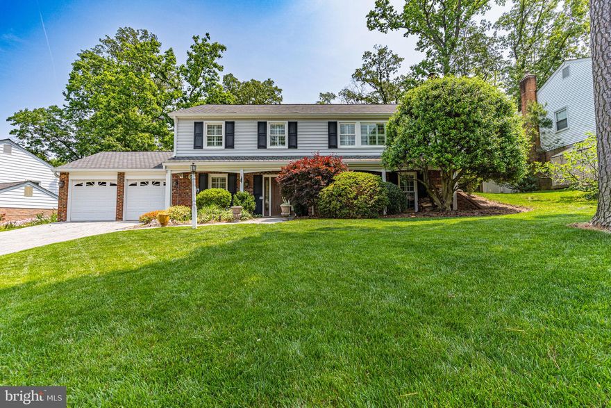 Welcome to his beautifully updated colonial on over a quarter acre lot in the sought-after Cardinal Forest neighborhood and West Springfield High School pyramid. This lovely home features 3 spacious bedrooms and 3 full baths, hardwood floors throughout the main level including all bedrooms. Bright formal living room, elegant formal dining room, and a family-size, eat in kitchen that has been renovated with top of the line camel maple cabinetry, tray ceiling, 3-piece crown molding, SS appliances (except the fridge which matches the cabinets), gas cooking, granite counters and a granite breakfast bar. The primary bedroom has been expanded by approximately 300 sqft with vaulted ceiling, walk-in closet, and a sumptuous primary bath with dual vanities, custom cabinetry, travertine tiles, an oversized jacuzzi tub with glass block, and a travertine double shower. The lower level offers a huge rec room with 16"x16"tile floors, custom bar, and a cozy fireplace. There's also a custom home theater with gorgeous theater seating that conveys. The 2-car garage is also customized with gladiator cabinetry and flooring. The fully fenced backyard features a custom paver patio that runs the entire length of the home, surrounded by a stone sitting wall, and is perfect for entertaining, and matches the paver driveway. The entire house also has plantation shutters, an exterior irrigation system, and a fully finished attic with tons of storage. All this, in an unbeatable location close to parks such as Carrleigh Parkway Park, Cardinal Forest Park, Rolling Hills Swim Club, Lake Accotink, and Springfield Golf & Country Club. Tons of shopping and dining nearby, including Old Keene Mill Shopping Center with Whole Foods, West Springfield Shopping Center with Panera Bread, Cardinal Forest Plaza, Springfield Town Center, & Springfield Mall. Easy access to major commuter routes including I-95, I-395, I-495, Fairfax County Pkwy, and about 5 mi to Franconia-Springfield metro.