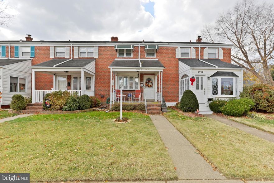 Fantastic 3 Bed, 1 Bath rowhome in Dundalk. Enter into a lovely family room with a bow window that lets in tons of natural light. The FR flows into the dining room that could be easily opened up into the kitchen. 3 appropriately sized bedrooms upstairs and the full bath complete the upstairs. Basement is fully finished and already has the plumbing to add another 1/2 bathroom. The fenced in backyard has a quaint patio area and off street parking. This is a great opportunity for an investor or first time home buyer to fix up and rent out long term.