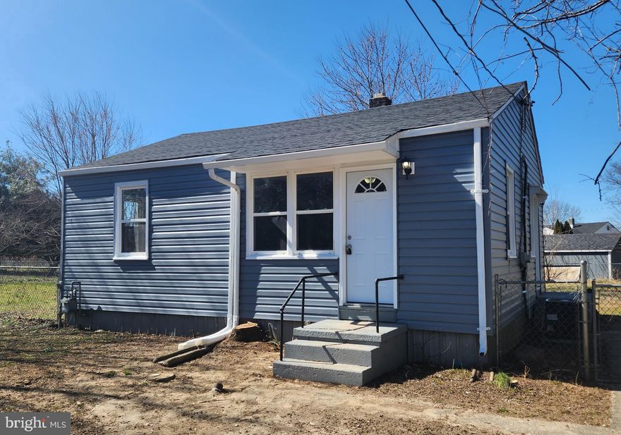 Freshly rehabbed 2br 1ba SFH in Swan Meadows! Enjoy your new cozy one story living  space and generously sized backyard. As you drive down the street this house pops with its new blue siding and roof. Through the front door you will find a modern living room with gray paint and luxury plank flooring. The kitchen features new SS appliances, new cabinets and counters, and a closet with W/D hookups. The bathroom is sleek and stylish with tile to the ceiling. Each bedroom has new carpet. No HOA. You won't find a renovated SFH in Harford County at this price. Don't miss out!