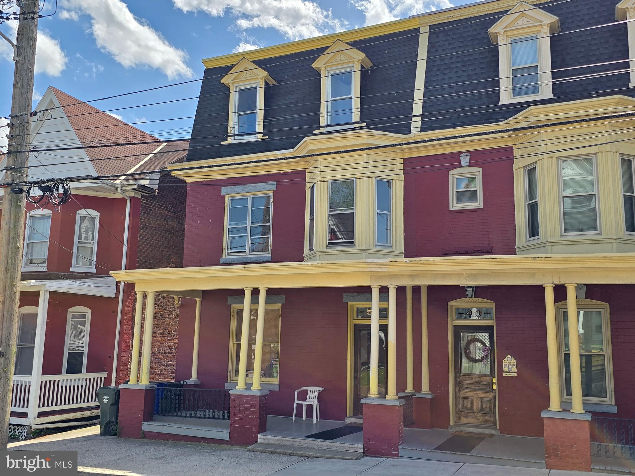 Seasoned owner and investor is letting this one go. A great property offering 3 units. The top floor unit offers 1 bedroom, has been updated, and has a new tenant ($940). The main floor, 2 bedroom unit has a long-term tenant ($1,250). The second floor 3-bedroom unit will be ready to rent for a new tenant soon ($1,600). There is a detached garage that the owner would like to rent back if possible. Garage could be rented as well. Great location close to Rt. 40 conveniences and Downtown Hagerstown main area. Street parking but plenty of space. Tenants have not had an issue parking. Owner will meet prospective buyers.