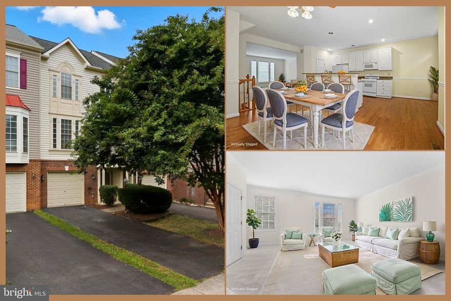 Located on one of the neighborhood’s most coveted lots, this refreshed townhome offers peaceful wooded views, no rear-facing neighbors, and direct access to the green common area that was once part of the Virginia Oaks Golf Course—complete with paved walking trails and wooded pockets. Inside, sunlit living spaces can be found across refinished hardwood floors. The heart of the home—the kitchen and adjacent living areas—radiates with comfort for everyday living. The upper level delivers three generous bedrooms and two full baths, including an impressive primary suite. Downstairs, the lower level offers a large recreational room with a gas fireplace, a FULL bath, and a flexible living area—perfectly suited for guest quarters, a home office, or an exercise zone. Thoughtful updates abound: new roof '17, new hot water '19, new refrigerator '21, new dishwasher '22, deck board and deck door replaced '23 and '24, exterior painting and wood replacement, hardwood floors refinished, and all carpets replaced in '25. This home is truly move‑in ready. Set in the amenity-rich, well-established Virginia Oaks community this home seamlessly blends modern comfort with easy living—perfect for commuters, shopping, dining, and everything that matters. This one is ready for you to move right in!