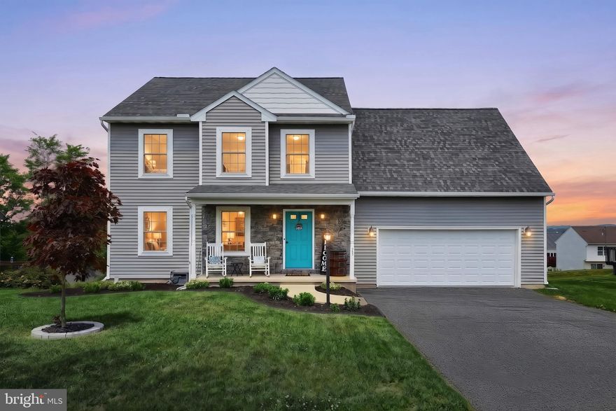 This beautifully maintained home offers plenty of space to spread out with 5 bedrooms, 2.5 baths, and a fully finished walkout basement! The main level features a welcoming foyer with vinyl plank flooring, convenient first-floor laundry, and a bright kitchen with granite countertops, vinyl tile flooring, electric cooking, breakfast area, and sliding glass doors leading to a freshly painted deck—perfect for relaxing or entertaining. The living room offers cozy wall-to-wall carpeting, while the finished lower level includes a spacious family room with luxury vinyl plank flooring, an electric fireplace, walkout patio access, and a fifth bedroom ideal for guests, office space, or hobbies. Upstairs, the primary suite features wall-to-wall carpeting, walk-in closets, and a private bath with double bowl vanity and vinyl plank flooring. Three additional nicely sized bedrooms and another full bath complete the second level. Additional highlights include a two-car garage and a fantastic location just minutes from shopping, dining, and major conveniences.