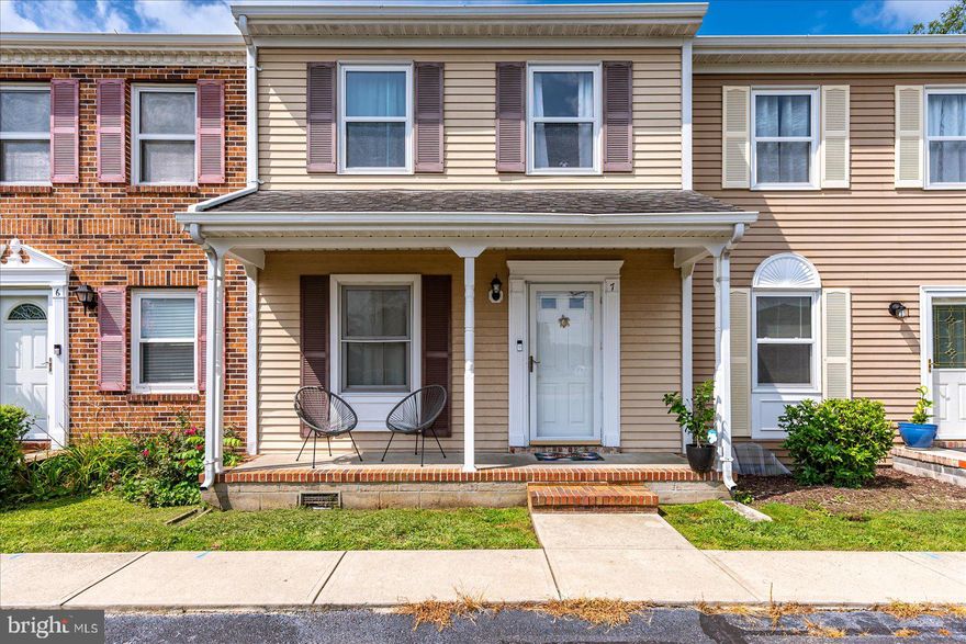 What a find in Berlin! Awesome two story 3 bed, 2 1/2 bath townhome just across from Berlin Intermediate School.  Steps to Downtown Berlin, to enjoy shopping,dining, Bathtub Races, Music Festivals, Farmers Markets and more! This home offers plenty of storage and lots of living space on the first floor.  Large kitchen  as well.  Your own private patio, with raised garden beds and a gate to allow your kids and pets outdoor enjoyment safely! Crawl space is encapsulated. Just a short drive to Assateague, Ocean City or even Historic Snow Hill.  Quiet street for kids to play and ride bikes, would make a great home or even an investment for long term rentals! Two assigned off street parking spaces and plenty of street parking for additional guests.   Low HOA fees are just $100/month!  Make an appointment TODAY to see this one!