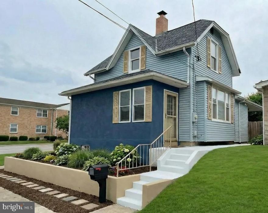 Renovated in 2025/2026. Beautifully renovated 2 bedroom 3 full bathrooms. Large Eat In Kitchen with white shaker style cabinets, granite countertops,  recessed lights, stainless steel appliance package that includes the microwave, dishwasher, electric oven/range. Refrigerator(negotiable). Additional features include pantry cabinet, separate laundry closet with washer &electric dryer. Bedrooms are on the 1st floor and 2nd floor. Luxury Vinyl plank floor in Kitchen. Carpets in bedrooms. All bathrooms are tile walled showers and floors, upgraded fixtures with vanities and linen storage.  New doors and trim throughout. Entire interior painted throughout. Full unfinished basement used mostly for storage and utility. Reconditioned oil heater with newer duct systems completely redesigned in 2026. New C/A. Large fenced yard. Conveniently located and walking distance to local parks/recreation, Royersford/Spring City shops, & local eateries. Short drive to the Limerick Outlets & Providence Town Center. Nearby Rt 422 and Ridge Pike gets you almost anywhere. This single family home will be a perfect home for anyone just starting our or scaling down. Don't miss out on this well thought out redesigned home. Exterior is scheduled to be painted as weather permits or will credit for vinyl siding if preferred. Exterior photo shown is AI generated - projected color and exterior additions planned.  TTHomes is owned and operated by PA Licensed Realtors.