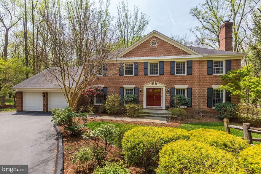 Do not miss the opportunity to buy this home. Upon entering you will feel right at home. Meticulously maintained and updated by current owners. The privacy and the views from the back of the house are breathtaking. Set on over and acre in the the sought after Country Place neighborhood, you are a short distance to tot lots, swim club and elementary school. Enter through double doors to an elegant foyer with a travertine floor and custom built curved staircase. The kitchen was custom designed and built by Watkins Cabinet Makers - has gas cooking, island, granite counters, lots of storage and access to deck overlooking the woods and stream. Family Room has a large picture window to take advantage of the view and a built-in gas fireplace with floor to ceiling stacked limestone surround. Mud Room/ Laundry on main level. Main level Office/Library with wet bar. The upper level has hardwood floors and  5 spaciously sized bedrooms. MBR has double doors leading to sitting room or nursery. MBA designed and custom built with double vanities and a  large shower. The walk-out lower level has a bedroom and full bath and a comfortable recreation room which walk out to a patio and back yard. The yard is expansive and is planted with perennials and flowering shrubs and trees. There are many stone walkways and sitting nooks. This is a property not to be missed.