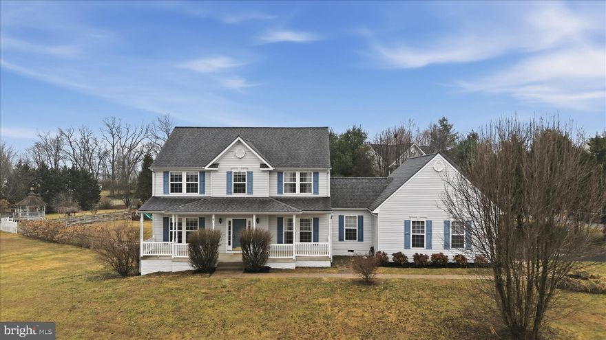 Nestled in the highly desirable Gap View Village, this spacious Colonial offers over 3,500 finished square feet, including a finished walk-out basement. Set on .75 acres with privacy trees and a fenced backyard, the home features a side-load garage and a convenient mud room.  The expansive chef’s kitchen with double wall ovens flows seamlessly into the family room, creating an ideal space for both everyday living and entertaining.  A main-level formal living room and separate dining room provide flexibility for work and gatherings.  Upstairs, the owner’s suite includes a walk-in closet and an en suite bath with dual sinks, a soaking tub, and a separate shower.  Generously sized secondary bedrooms offer comfortable accommodations for both family and guests.  The basement adds even more versatility with a rec room, a bonus room, and a full bath.   Fresh neutral paint and brand-new carpet throughout gives the home a bright, move-in-ready feel. Outside, the expansive backyard provides the perfect setting for relaxing evenings, outdoor gatherings, gardening, or play. Sam Michael’s Park is just up the road, offering walking trails, playgrounds, and recreational opportunities for all ages.
Commuters will appreciate the unbeatable convenience of this location, with both Virginia and Maryland just a 5-minute drive away, providing easy access to surrounding areas for work, dining, shopping, and entertainment. Schedule your showing today!