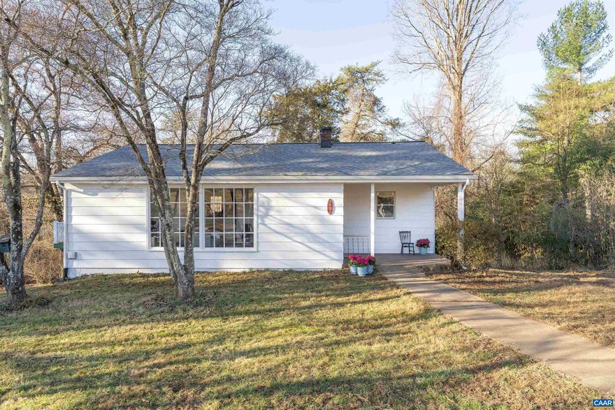 Oak-Frame Farmette on a sought-after street with quick access to Route 29 for an easy D.C. weekend?and just 20 minutes from downtown Charlottesville! This verdant, well-loved 1.3-acre farmette offers peaceful country privacy without sacrificing convenience. This charming, hand-crafted home was even built with oak framing harvested right on the property. Over 75% of the property borders protected easement land that can never be developed?ensuring your privacy and views for years to come. With a blend of open yard and wooded spaces, enjoy the expansive sky views and stunning sunrises. A creek runs along the rear, and the lot is perfect for chickens and gardening. Inside, a generous front room is ideal for entertaining and nearly every window in the home showcases a view of lush, mature trees, pastures, and mountains. The primary bedroom includes an adjoining nursery or office and the unfinished basement offers workshop space, storage, and potential for future expansion. Recent updates include a new roof and gutters; septic pumped 18 months ago; well checked in October 2022; and furnace replaced in 2020. This lovingly cared for home is ready for its next chapter. Open House: Saturday, March 14, 12?2 PM.,Wood Cabinets,Wood Counter