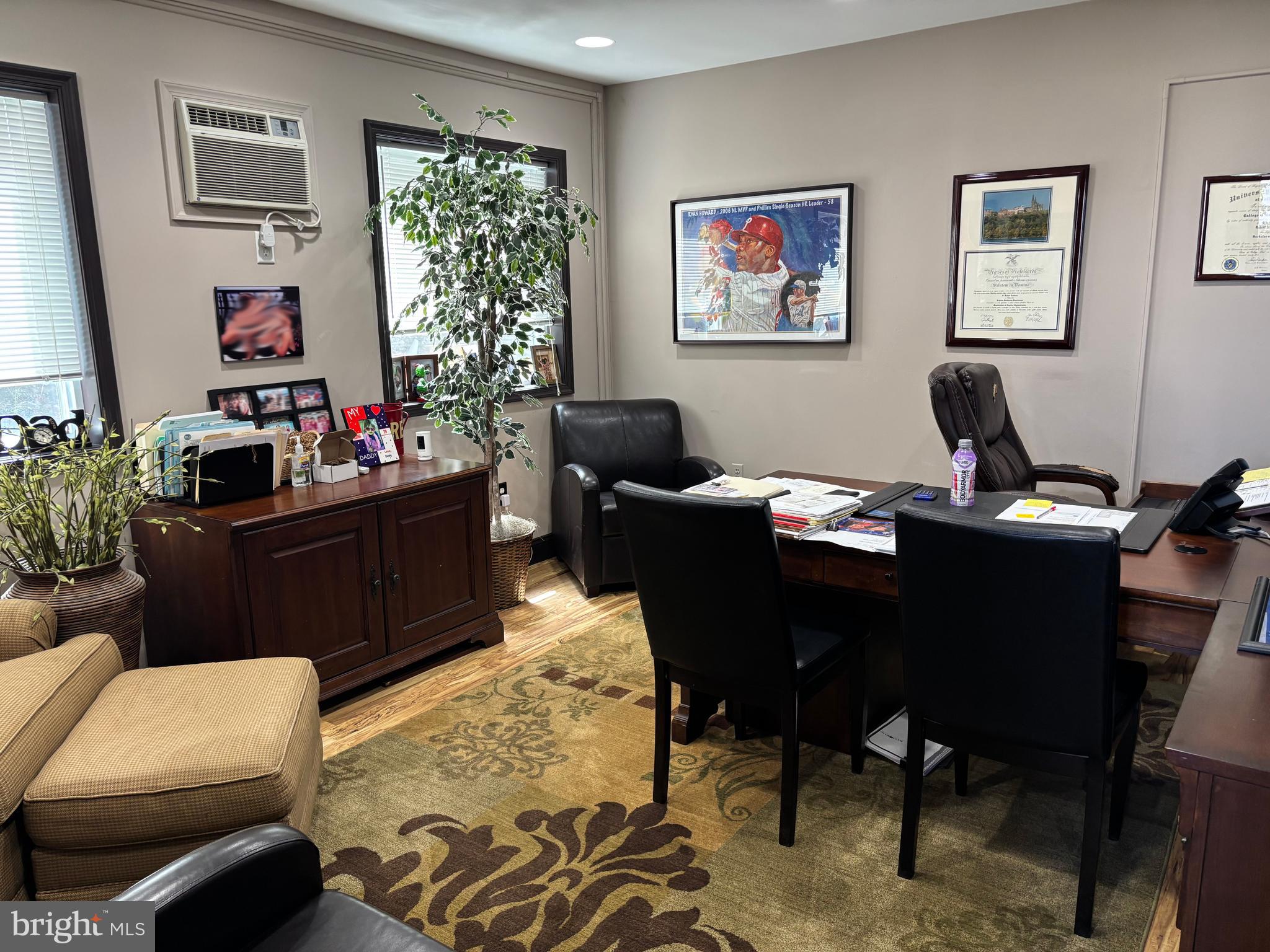 Professional office space available now! Conveniently located on Germantown Pike with parking lot for up 15 cars. This bright & updated office space features reception area and separate office, could be configured into 2 offices. Potential to expand within the building. Rent includes utilities. Don't miss this opportunity!