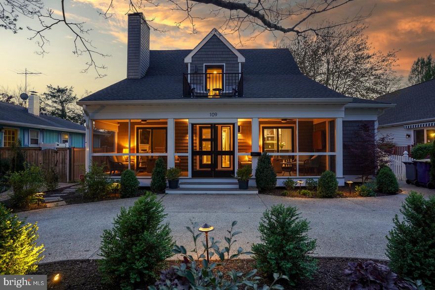 Discover Serenity by the Sea in South Rehoboth. Live your best life in this coastal haven….a modernized beach cottage with timeless charm situated on a scenic street shaded by beautiful trees. Just a mere three blocks from the beach and a short walk to the bustling main Avenue, where you will find yourself in the heart of the action with a myriad of shops and restaurants to explore.  This charming beach cottage underwent a comprehensive renovation last year, inside and out.  You enter through a magnificent screened porch, providing the perfect setting for sipping morning coffee or evening cocktails. Or watch your favorite tv shows or sport on the outdoor TV.  The heart of the home is its state-of-the-art kitchen, with contemporary design and high-end functionality.  Your culinary creativity can flourish with new gourmet appliances as your guests gather around a large island and integrated dining table.  The kitchen seamlessly blends with the 2-story great room, creating a harmonious space in the allure of a wood burning fireplace for a cozy and inviting atmosphere. With four bedrooms, including a spacious primary bedroom on the second floor and first floor en suite, plus three beautifully appointed full bathrooms, this coastal gem has ample space for your guests. You’ll also discover a customized home office, complete with stunning built-in’s, including  custom desk and shelving, and access to a balcony that offers enchanting night sky views, perfect for unwinding after a day’s work.  This is truly a great space for those who work remotely.  For those seeking relaxation, step into the backyard for your own private paradise. You’ll find an inviting in-ground pool, which was installed in 2019, for cooling off and refreshing dips, showcased with beautiful landscaping, a top-notched grilling area, custom high end pavers.  This home offers amazing entertaining spaces, plus plenty of storage space with a convenient built-in storage shed for bikes and lawn items plus a large floored attic with a pull-down stairway.  If you're looking for a beach cottage that combines modern luxury with the classic charm of a seaside retreat, look no further!  This home is a perfect blend of comfort, convenience, and coastal beauty. Plus, parking is effortless with a U-shaped driveway accommodating 5 vehicles.   You've found the perfect home for your dream lifestyle or investment property with high rental potential.  With housing inventory low, particularly scarce in Rehoboth proper........don't hesitate to make your appointment today!  Easy to show