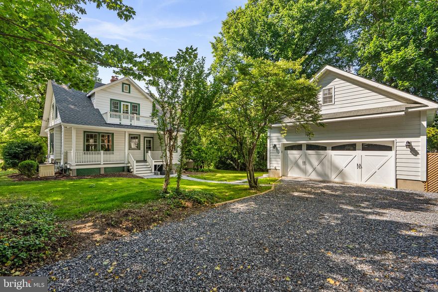 This one is a masterpiece. Set on a classic Silver Spring street, 9403 Warren St is an impeccably restored historic bungalow expanded with a seamless addition and finished to a level you rarely see, all in keeping with the Historic guidelines. No details were spared, with all original components either restored, or masterfully matched. The restoration pairs timeless character with peace of mind thanks to a new roof, true divided light insulated windows for both the highest quality and craftsmanship to match the original design, all-new mechanical systems, all new appliances, and even a whole home generator. Inside, the original charm takes center stage with restored hardwood floors, rich trim work, a showcase fireplace, and carefully revived period details, complemented by curated lighting and hardware that feel authentic to the home’s era, while at the same time boasting top of the line modern conveniences, like wireless Lutron and Skylink 3 way switches. The updated kitchen is both striking and functional, featuring ceiling-height cabinetry, a rare and stunning quartz that matches the exterior trim color to the vein of the stone, a farmhouse sink, and a stainless range with a statement vent hood, all designed to flow naturally into everyday living and entertaining spaces. The main level powder room boasts a hand carved vanity that will leave you speechless. The addition, perfectly matching the original home, provides an exquisite living area on the main level and an incredible primary suite up top. The home features 4 bedrooms and 3.5 baths across a thoughtful layout, while a dedicated office or nursery adds flexibility for work or a quiet retreat.  
The lower-level suite, with a bedroom and full bath creates excellent options for guests, extended stays, or a separate rental income capability. The walkout lower level offers a separate entrance and even a dedicated wine room, complete with handmade wine rack, top of line wine fridge, and a full size laundry room. Outside, the porches deliver the kind of curb appeal that never goes out of style. The detached 2-car garage is a standout with built-in shelving and space for cars and projects, plus a large driveway for expanded parking, all on a charming corner lot. Just over the DC line, the location is amazing, giving you access to the best Washington DC has to offer, minutes to Forest Glen Metro, and close to I-495 for easy commuting. This special property is truly a one of a kind. Make this your home today!