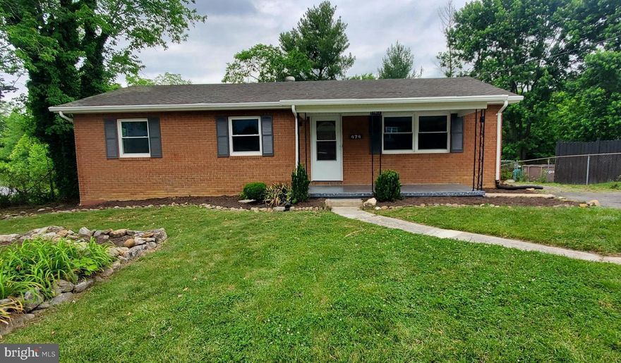 Adorable brick rancher recently remodeled with NEW stainless steel appliances, New light fixtures, New ceiling fans, New windows, New washer and dryer and updated bathroom. 3 bedroom 1 bathroom, laundry, hardwood floors, tile and built in cabinets through out the main floor and fresh paint! Deck for outside entertaining and space for you to add stairs.  2 separate side entry doors, out to the driveway or out to the back yard.  Full unfinished walk out basement with patio under deck waiting for you to finish to fit your family needs.  Located in  Strasburg, last house on Miller Drive.   Hardwood bedroom 1 bath rancher. Full walk out basement, new kitchen and appliances, flooring, paint and more! Great location in town and at the end of a paved public street.  Fenced back yard that back to wooded area and a lot of nice landscaping and tons of flowers in the front. OWNER willing to negotiate to install NEW central HVAC or new window units. Heat is provided by electric baseboard.  Call your local realtor to schedule your showing today!