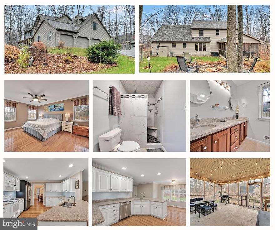 <marquee behavior="scroll" direction="left" scrollamount="6">
  <span style="
    font-family: 'Brush Script MT', 'Lucida Handwriting', cursive;
    font-weight: bold;
    font-style: italic;
    color: red;
    font-size: 32px;
  ">
   What a Gorgeous Wooded Setting! Private 1.46 Acre Lot! 
  </span>
</marquee>
Tucked away on a 1.46-acre wooded lot in Heidelberg Township, this 2,860 sq. ft. two-story home offers the privacy and setting so many buyers are searching for. Enjoy quiet mornings on the covered front porch and peaceful evenings on the screened rear porch overlooking the serene tree-lined backdrop, where deer are frequent visitors. Outside you’ll also find a firepit area, chicken house, playset, treehouse, and plenty of space to park a boat or RV. The oversized 3-car attached garage provides ample room for vehicles, storage, and a workshop area.

Inside, the remodeled kitchen features quartz countertops, tiled backsplash, under-cabinet lighting, and opens nicely for everyday living and entertaining. The main level also includes a formal dining room, first-floor office, powder room, laundry room, and a comfortable living room. Upstairs, the spacious primary suite offers a spa-like bathroom with a beautifully tiled walk-in shower. Three additional bedrooms and a second full bath with a tub/shower complete the second floor.

Major updates give added peace of mind: roof on house and shed (2022), hot water heater (2023), UV light and water softener system on the water supply, smart thermostat, and efficient propane heat. Located in Conrad Weiser School District and close to major amenities, this property truly offers the full package—space, setting, and updates. Just add your own minor paint touches to make it feel like home.