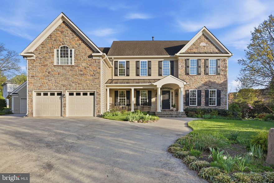 Coming soon.....Custom-built by renowned Quaker Homes, this exceptional Colton model showcases timeless design and quality craftsmanship throughout. Nestled on a quiet cul-de-sac, the home features a striking stone front and an inviting front porch. Inside, you’ll find a thoughtfully designed layout with a main-level en-suite bedroom, perfect for guests or multigenerational living. The gourmet kitchen is a chef’s dream, complete with double dishwashers, a walk-in pantry, and high-end finishes, flowing seamlessly into living spaces highlighted by a cozy gas fireplace, custom millwork, tall ceilings, and beautiful hardwood floors. Upstairs offers four spacious en-suite bedrooms, providing comfort and privacy for all and a large laundry room. The main level also includes a large private office, ideal for today’s work-from-home lifestyle. The fully finished walk-up basement expands your living space with a second full kitchen, laundry, media room, family room, one additional bedroom, and 2 full baths—perfect for entertaining or extended stays. Step outside to a stunningly landscaped, lush, and private backyard, along with a custom-built detached two-car garage. Lovingly maintained by the original owners, this home is a rare blend of luxury, functionality, and elegance. This home offers an expansive multi-generational floor plan. Located in the highly sought-after Historic Town of Herndon, with ample parking and picturesque brick sidewalks, ideal for evening strolls through Downtown Herndon. Enjoy the convenience of being just steps from renowned local dining, entertainment, and cultural hotspots, including Aslin Beer Co, the famous Jimmy’s, Herndon Arts Center, the library, and the W&OD Trail. With a Walk Score of 85, this exceptional location is a paradise for walkers and cyclists alike.