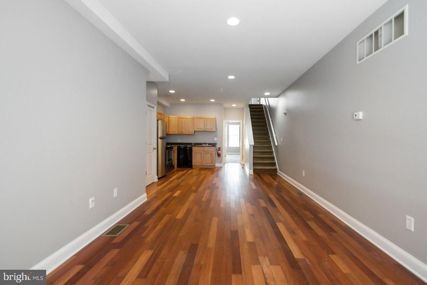 AVAILABLE AUG. 1ST for SCHOOL YEAR 2022-2023 MOVE IN w/ FREE TV INCLUDED, $550 per room: This beautiful 4 Bed 2 Bath apartment is located near Temple University and will be newly renovated in 2022. The unit features all essential amenities including hardwood floors, laundry in-unit, stainless steel appliances, natural light from the great windows, and much more. The living area, kitchen, four bedrooms and two full baths are insanely spacious. Each bedroom will fit both a queen sized bed and study desk with substantial closet space. Large backyard patio space available for students' private use. Property is privately managed with responsive landlords who are available around the clock. The kitchen has dishwasher, microwave, refrigerator, shaker style cabinets and pretty backsplash. Schedule your showing today! About The Neighborhood: Located in Temple University area, providing off campus living. Across the street from Temple Town Pizza. Walkable to Geasey Field, Liacouras Center, Beasley School of Law, Mitten Hall, Ritter Hall, Tuttleman, Tyler School of Art, Charles Library, AMC movie theatre, lots of restaurants, and the Fresh Grocer! Public transportation routes are nearby- Bus route 33 and the subway at the Cecil B Moore Station on the Market Frankford Line. Lease Terms: Generally, first month's rent + one month security deposit + $500 move in fee due at, or prior to, lease signing. Tenants responsible for all utilities: water ($25/person - flat fee), electricity, cable/internet.  Photos taken from sister property next door; will be renovated like the photos before tenant move in date.